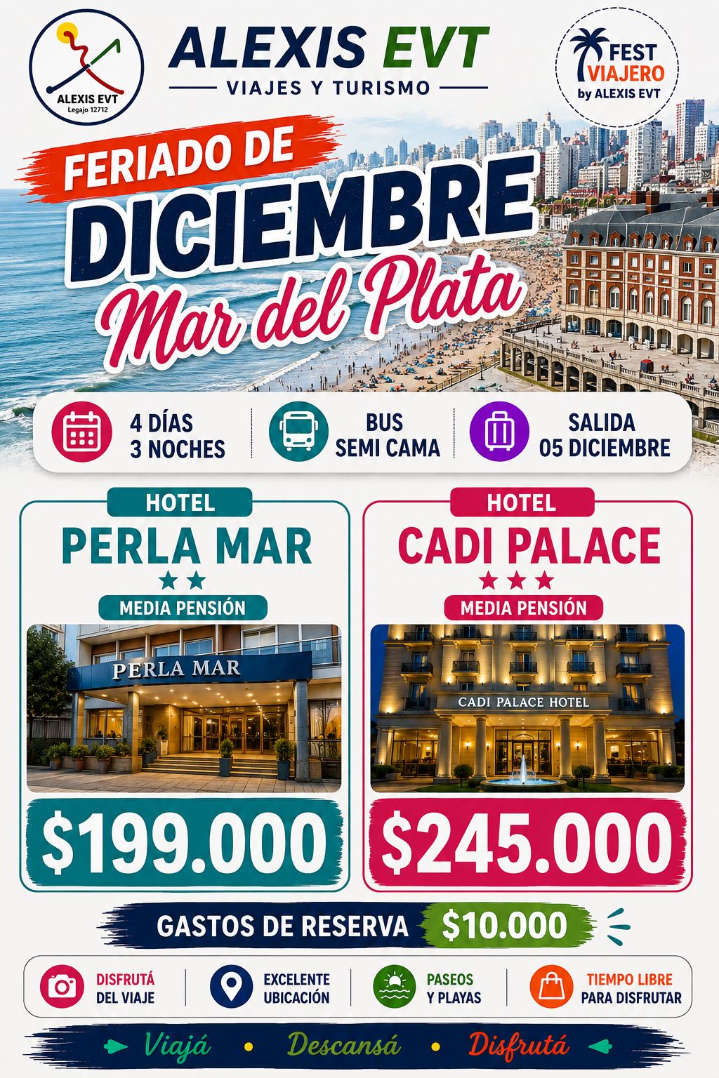 FERIADO DICIEMBRE MAR DEL PLATA