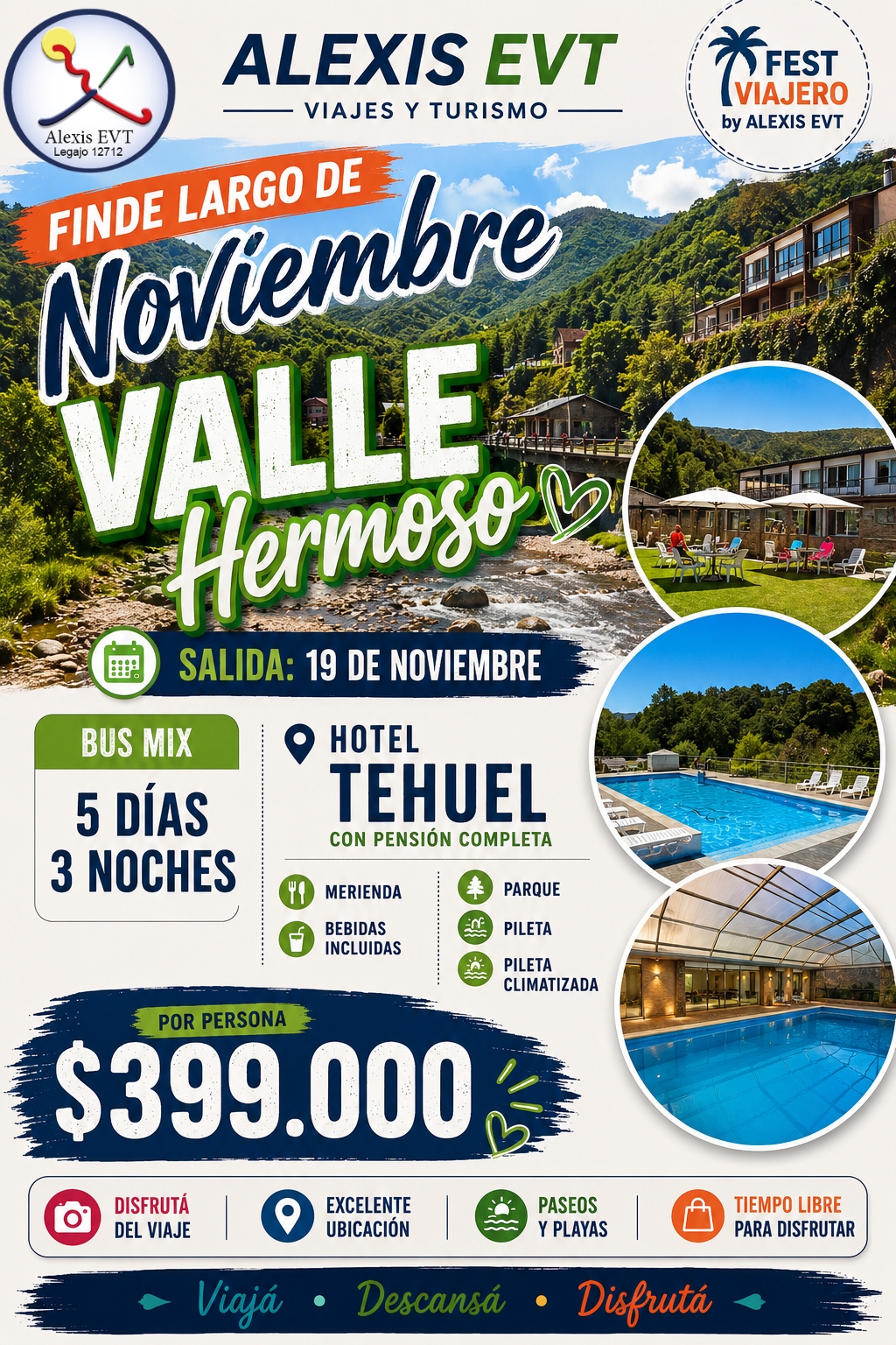 FERIADO NOVIEMBRE VALLE HERMOSO